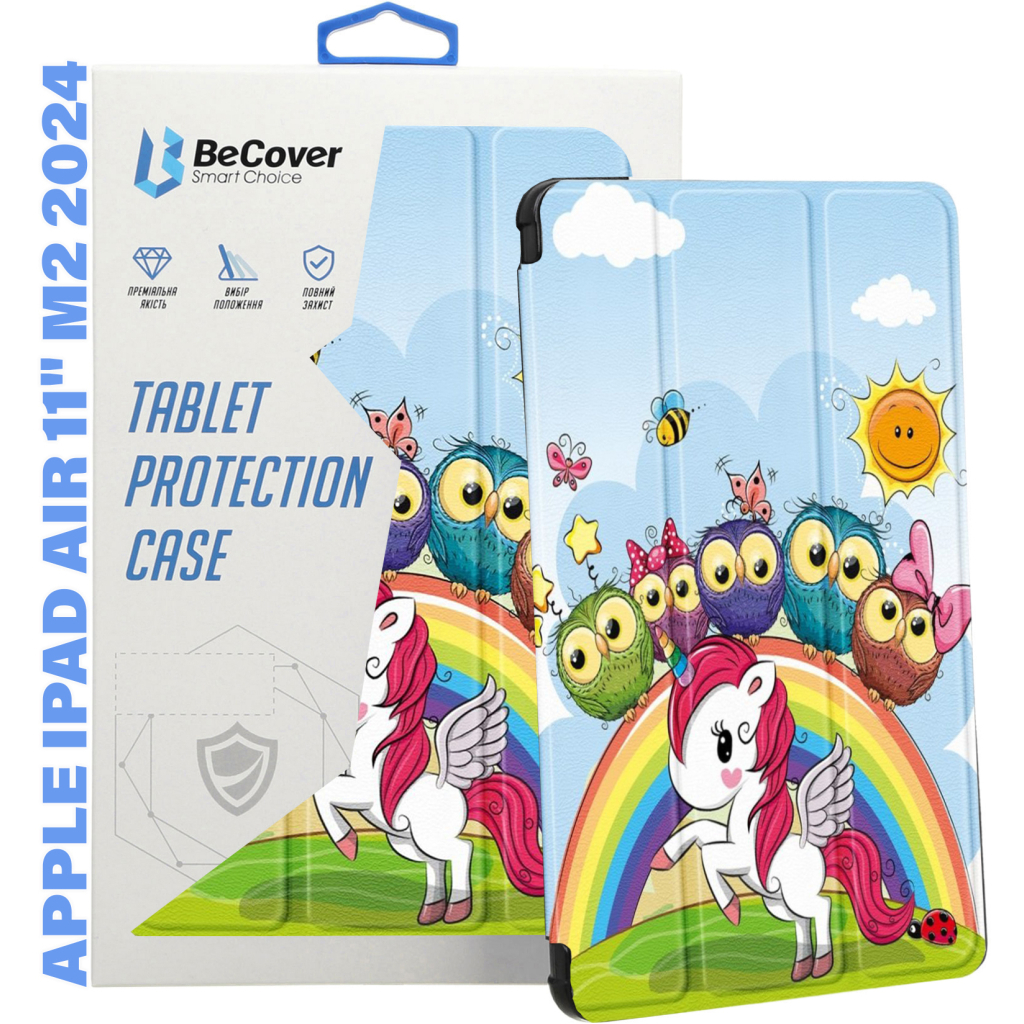 Чохол до планшета BeCover Smart Case Apple iPad Air 11" M2/M3 (2024/2025) Friends Unicorn (711603)