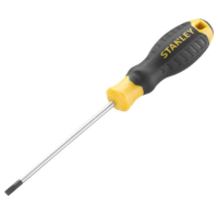 Screwdriver Stanley Cushion Grip, SL4x100mm, with a parallel blade. (STHT16195-0)