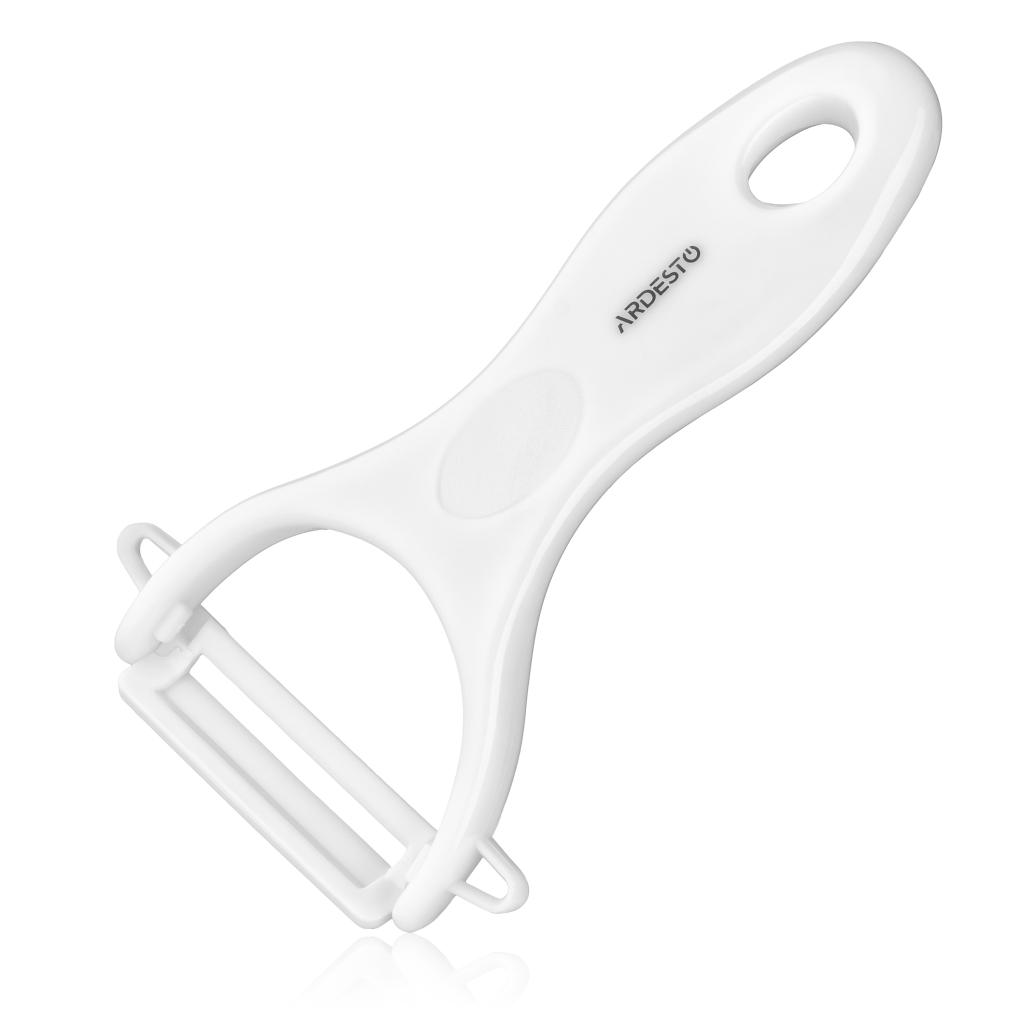 Овочечистка Ardesto Fresh, кераміка, пластик, білий (AR8340W) Овочечистка Ardesto Fresh, кераміка, пластик, білий (AR8340W)