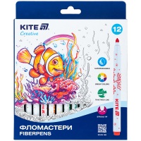 Kite Creative Superwashable felt-tip pens 12 colors (K-1152)