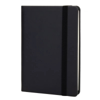 Notebook Optima Vivella A6 128 sheets black line (O20390-01)