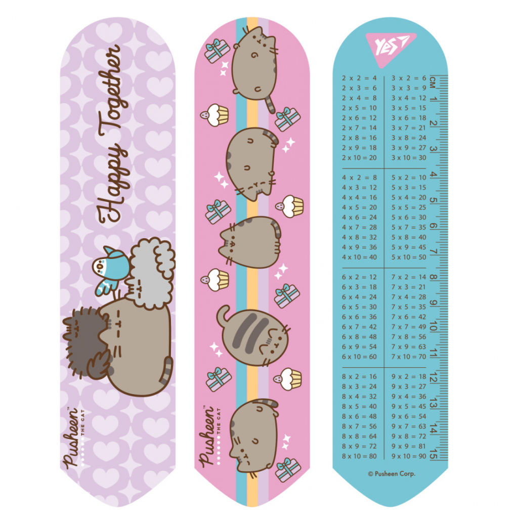 Закладки для книг Yes 2D Pusheen friends (708132)