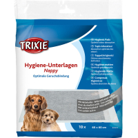 Пелюшки для собак Trixie з активованим вугіллям 60х60 см 10 шт (4047974233726)