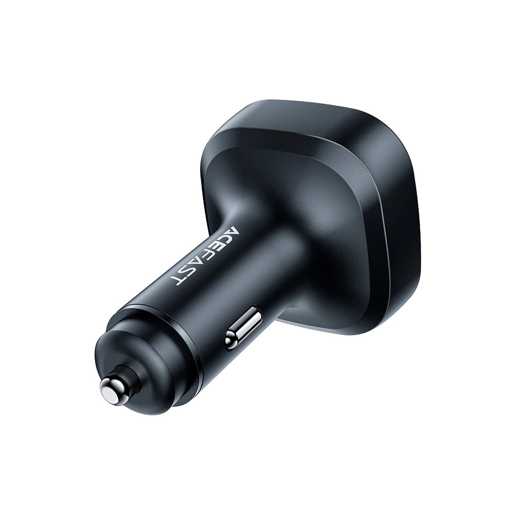 Зарядний пристрій Acefast B5 Car Charger 2xUSB-C + 1xUSB-A 101W OLED smart display Metal Black (6974316281436) Зарядний пристрій Acefast B5 Car Charger 2xUSB-C + 1xUSB-A 101W OLED smart display Metal Black (6974316281436)