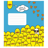Notebook Schoolboy Animal's memes 12 sheets cell (012-3567K)