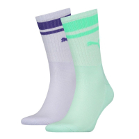 Socks Puma Crew Heritage Stripe Unisex 261058001-004 purple/mint 43-46 (8718824801124)