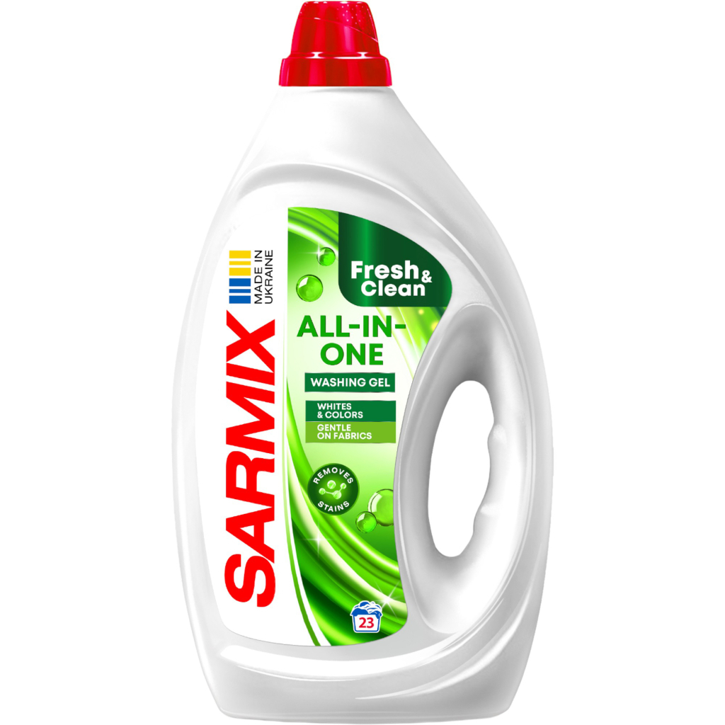 Гель для прання Sarmix All-In-One 900 мл (4820268103949)