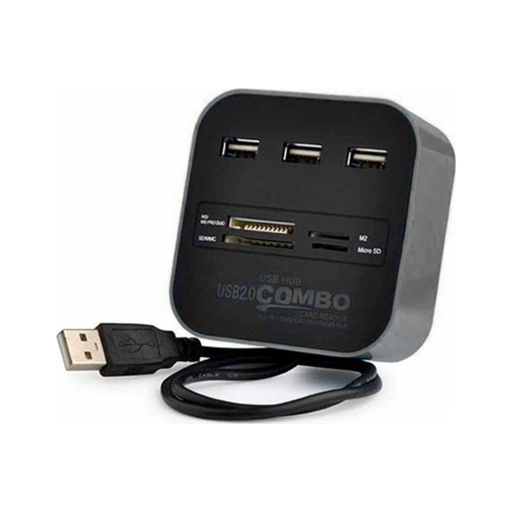 Концентратор Voltronic USB 2.0 to 3xUSB 2.0 + SD/MMC/TF/M2 black (CUB3-B) Концентратор Voltronic USB 2.0 to 3xUSB 2.0 + SD/MMC/TF/M2 black (CUB3-B)
