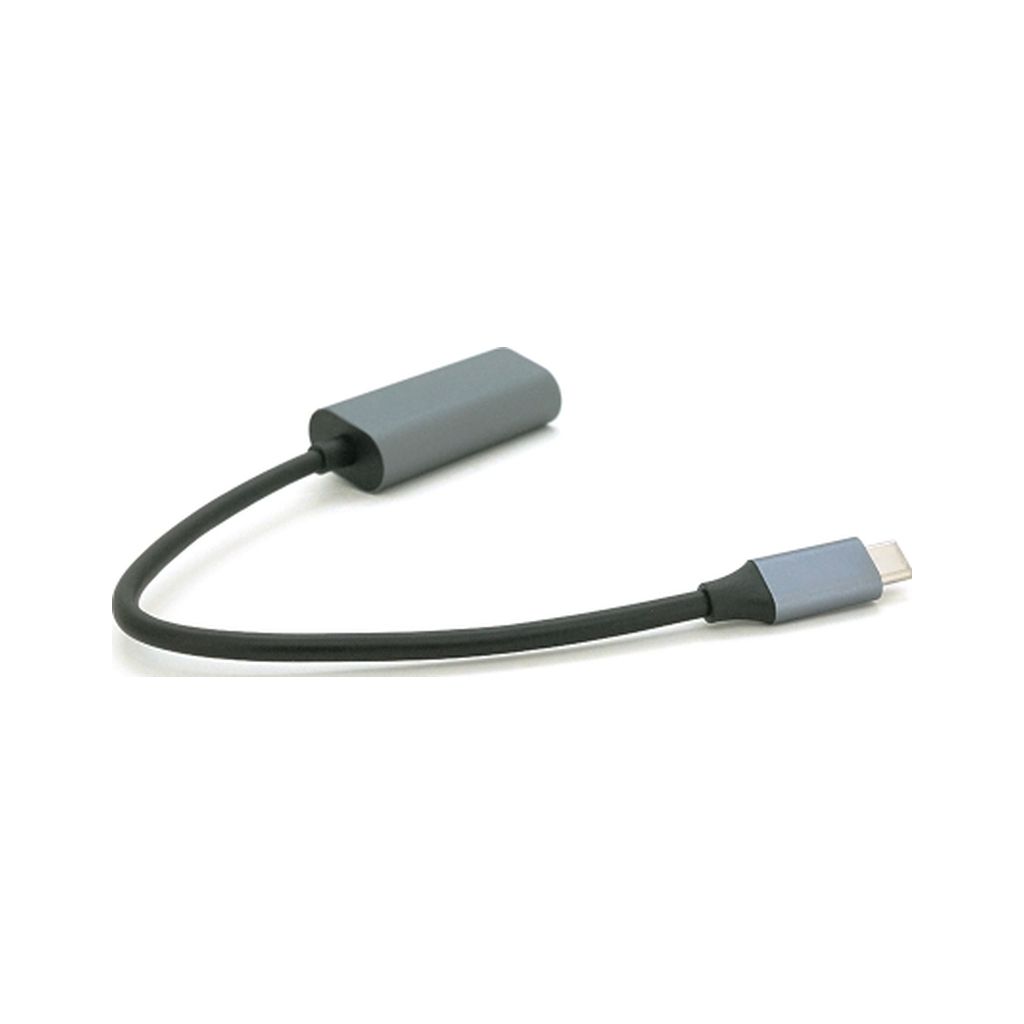 Перехідник USB-C to RJ45 0.18m 1000Mbps gray Voltronic (YT-Type-C(M)/RJ-45(F)-G/27033) Перехідник USB-C to RJ45 0.18m 1000Mbps gray Voltronic (YT-Type-C(M)/RJ-45(F)-G/27033)
