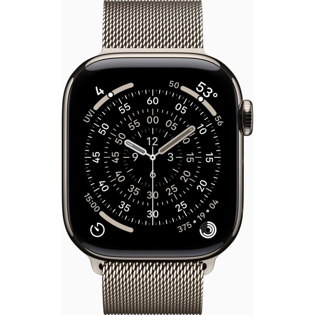 Смарт-годинник Apple Watch Series 11 GPS + Cellular 42mm Natural Titanium Case with Natural Milanese Loop (MF8P4RK/A) Смарт-годинник Apple Watch Series 11 GPS + Cellular 42mm Natural Titanium Case with Natural Milanese Loop (MF8P4RK/A)
