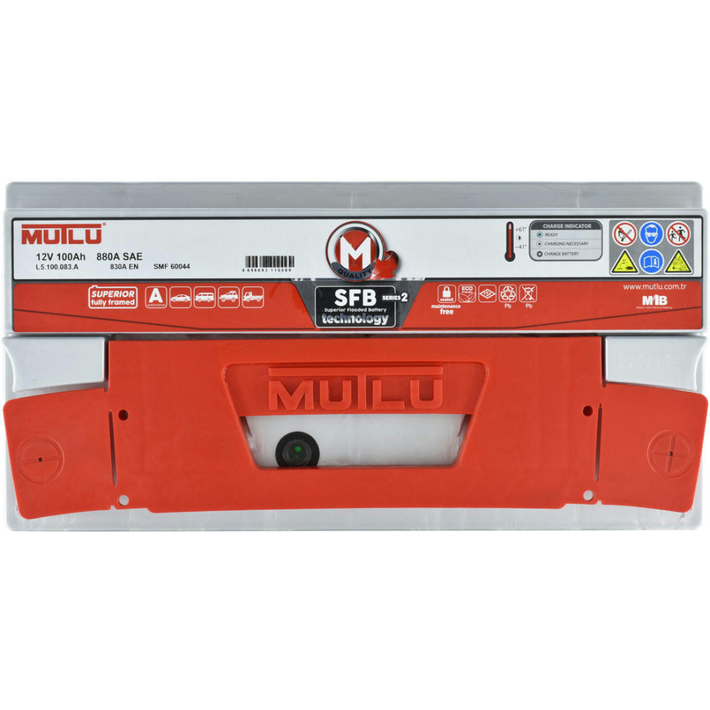 Акумулятор автомобільний MUTLU 6СТ-100 (0) SFB L5.100.083.A Акумулятор автомобільний MUTLU 6СТ-100 (0) SFB L5.100.083.A
