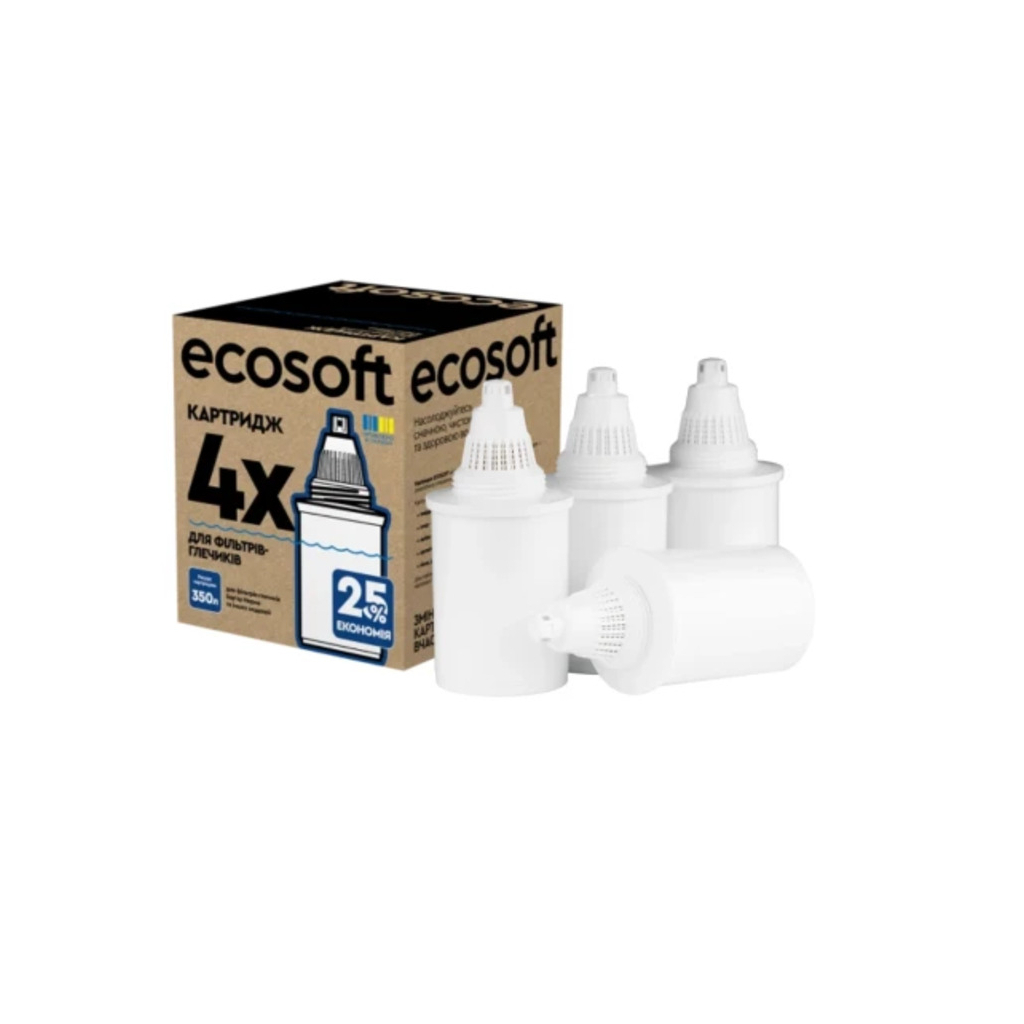 Картридж для фільтра глечика Ecosoft Бар''єр 4шт (CRVK4BARECO)