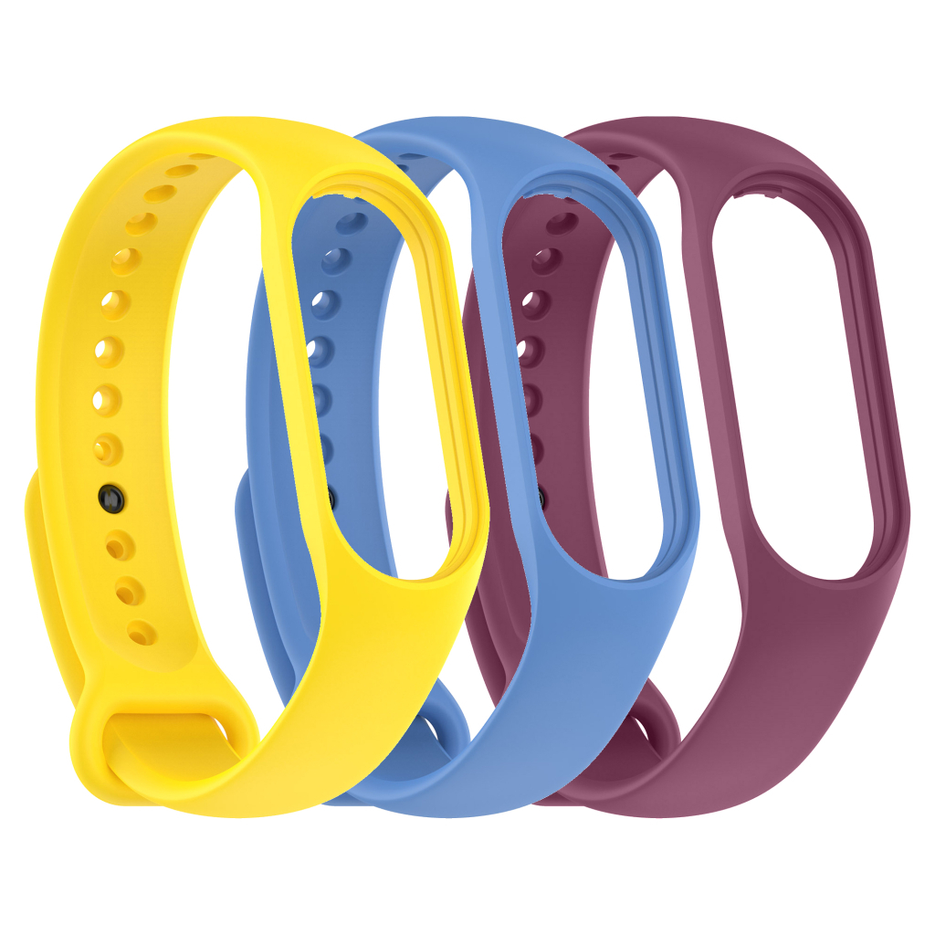 Ремінець до фітнес браслета Armorstandart комплект 3шт Xiaomi Mi Band 7/6/5 New Style Viola (ARM87046) Ремінець до фітнес браслета Armorstandart комплект 3шт Xiaomi Mi Band 7/6/5 New Style Viola (ARM87046)