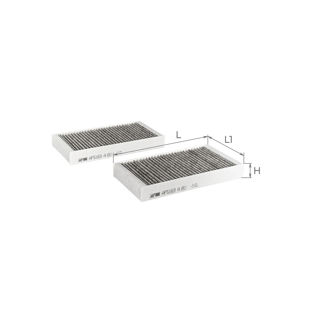 Фільтр салону ALPHA FILTER AF5163a-2