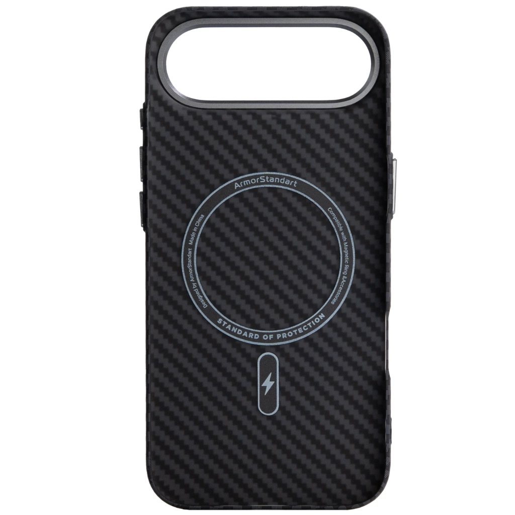 Чохол до мобільного телефона Armorstandart LikeCarbon2 MagCase Apple iPhone 17 Air Carbon Black (ARM86260) Чохол до мобільного телефона Armorstandart LikeCarbon2 MagCase Apple iPhone 17 Air Carbon Black (ARM86260)