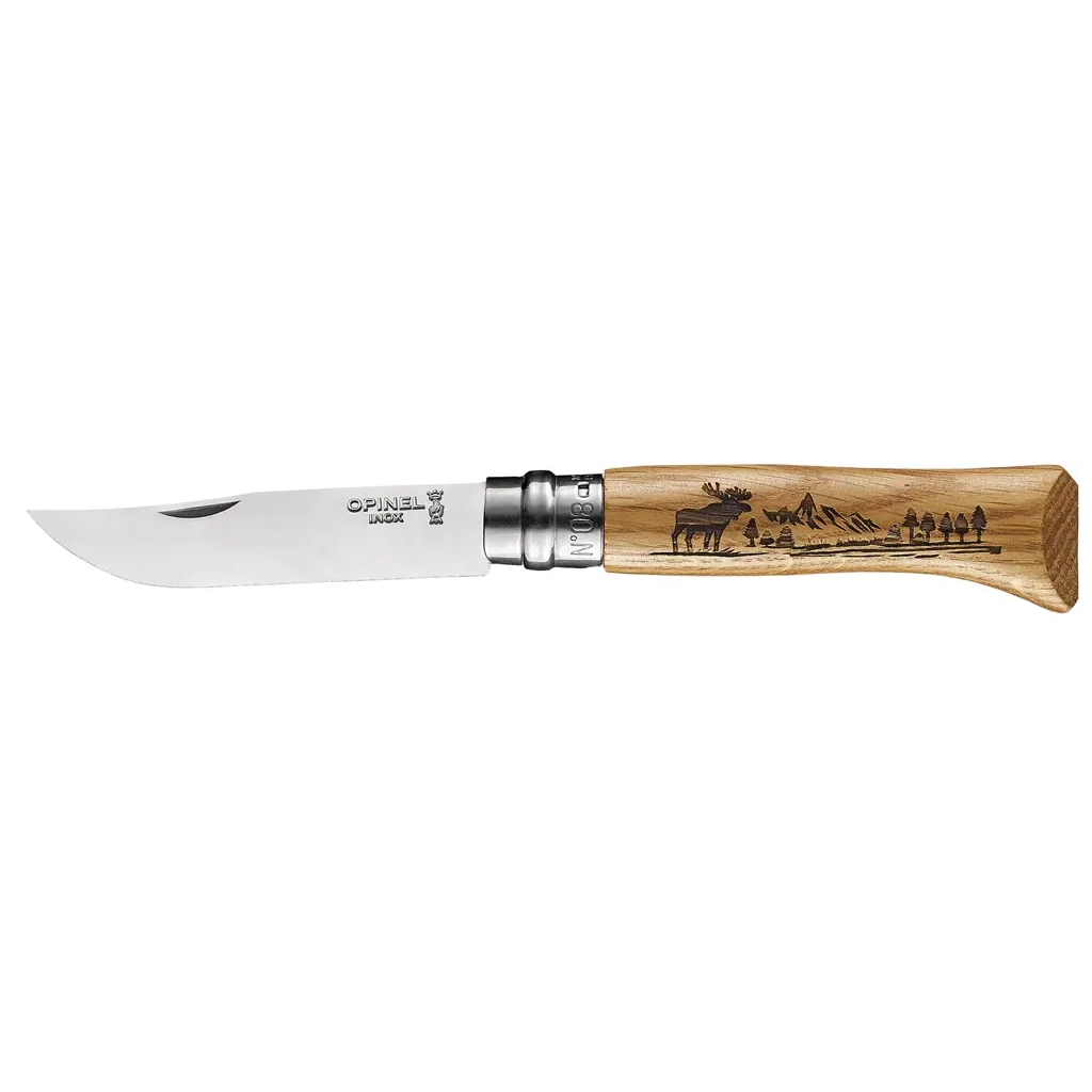 Ніж Opinel 8 Animalia America Elk (002627)
