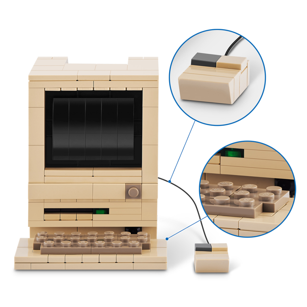 Конструктор Max в капсулі Retro S1 – Комп’ютер Макінтош (83185AGQ8)