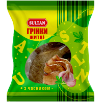 Сухарики Sultan житні з часником 80 г (slt.50977)