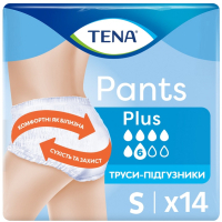 Diapers for adults Tena Pants Plus Small 14 pcs 65-85 cm 6 drops (7322542545270)