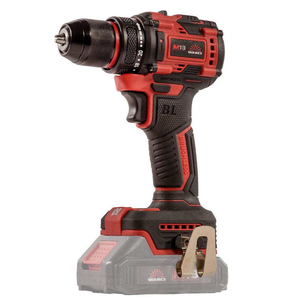 Шуруповерт Vitals Master, AU 1832c BL, 18V, 32Нм, 400·1400об/хв, кейс, 1.6кг, (без АКБ та ЗП) (235329)