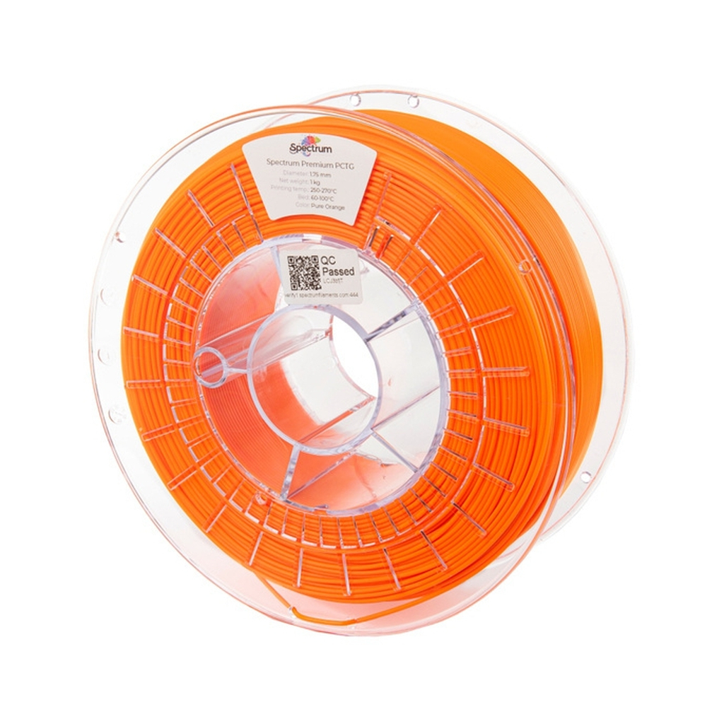 Пластик для 3D-принтера Spectrum PCTG Premium 1.75mm 1kg Orange, Pure RAL 2004 (80662)