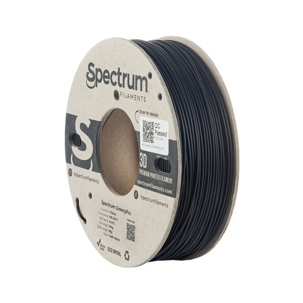 Пластик для 3D-принтера Spectrum GreenyPro 1.75mm 0.25 kg Black, Traffic (80994)