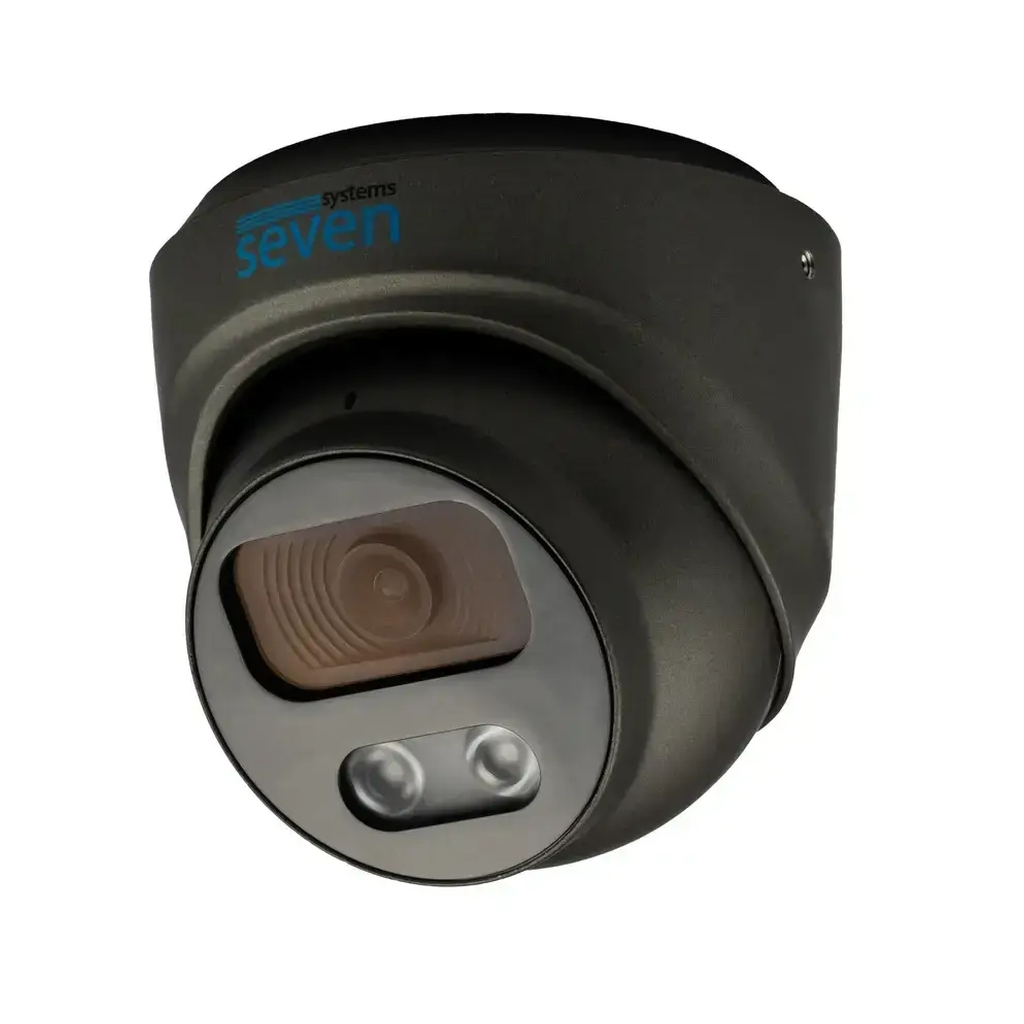 Камера відеоспостереження SEVEN Systems IP7215PA-DL (2.8) black