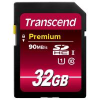 Карта пам'яті Transcend 32Gb SDHC class 10 UHS-I Premium (TS32GSDU1)