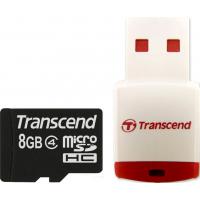 Карта пам'яті Transcend 8Gb microSDHC class 4 (TS8GUSDHC4-P3)