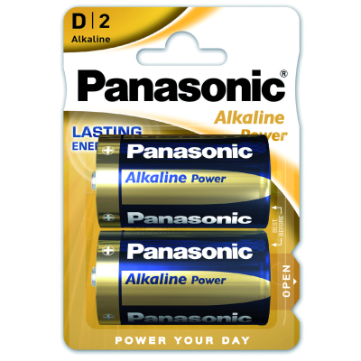Battery PANASONIC D LR20 Alkaline Power * 2 (LR20REB/2BP)