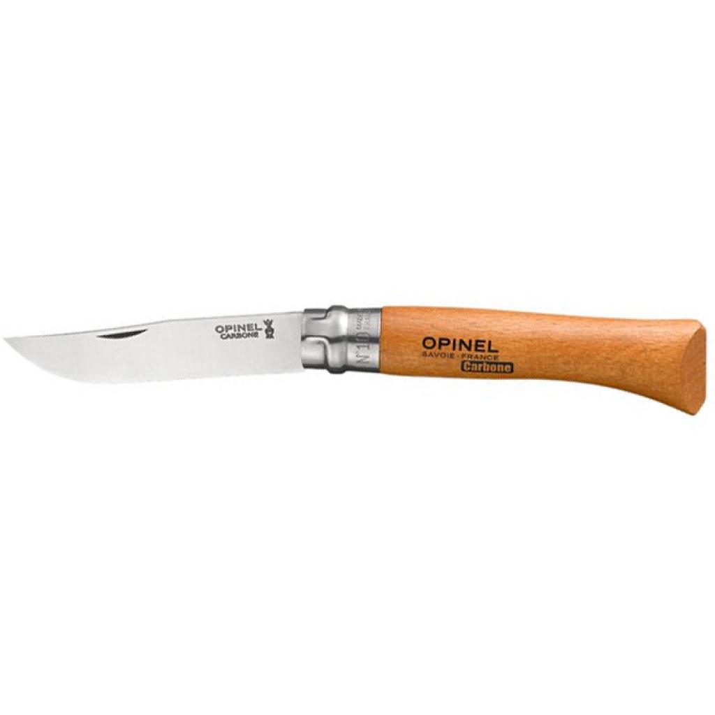 Ніж Opinel №10 Carbone VRN, без упаковки (113100) Ніж Opinel №10 Carbone VRN, без упаковки (113100)