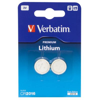 Battery Verbatim CR 2016 Lithium 3V * 2 (49934)