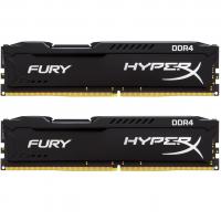 Модуль пам'яті для комп'ютера DDR4 32GB (2x16GB) 2400 MHz HyperX FURY Black Kingston Fury (ex.HyperX) (HX424C15FBK2/32)