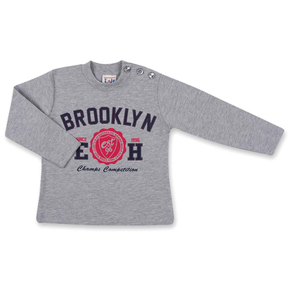 Набір дитячого одягу Breeze кофта та штани сірий меланж "Brooklyn" (7882-86B-gray)
