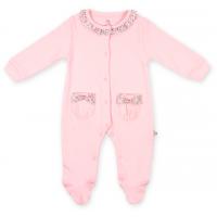 Чоловічок дитячий Bibaby з бантиком (60089-50G-pink)