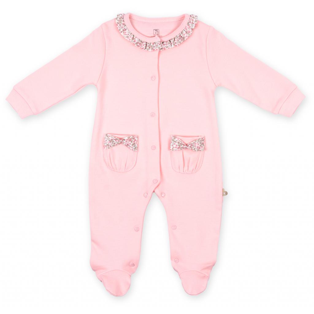 Чоловічок дитячий Bibaby з бантиком (60089-50G-pink)
