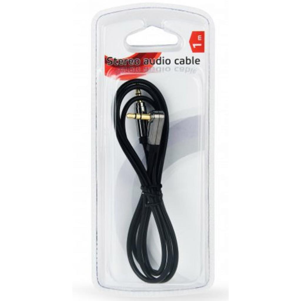 Кабель мультимедійний 3.5mm M to 3.5mm M 1.0m 90° corner Cablexpert (CCAPB-444L-1M)