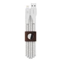 Дата кабель USB 2.0 AM to Lightning 1.2m DuraTek™ Plus white Belkin (F8J236BT04-WHT)