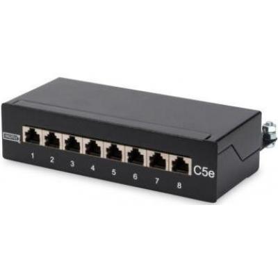Патч-панель DIGITUS Desktop 8 портов cat.5e STP в сборе (DN-10001)