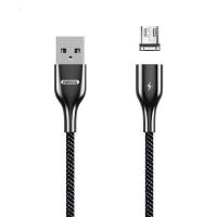 Дата кабель USB 2.0 AM to Micro 5P 1.0m Cigan Powerful Magnet Remax (RC-156M-BLACK)