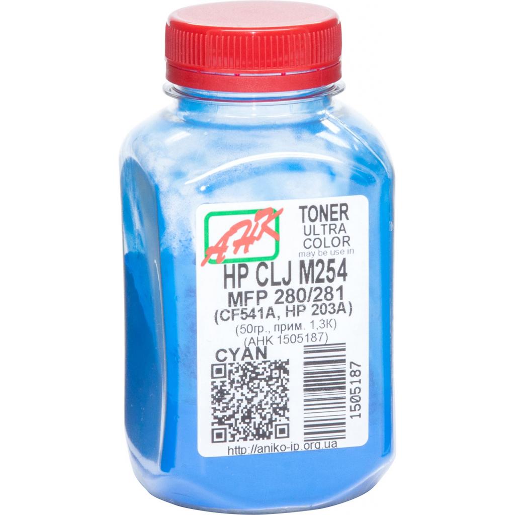 Тонер HP CLJ M254/MFP280/281, 50г Cyan AHK (1505187) Тонер HP CLJ M254/MFP280/281, 50г Cyan AHK (1505187)