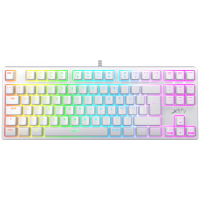 Клавіатура Xtrfy K4 TKL RGB Kailh Red Ukr-Ru White (XG-K4-RGB-TKL-WH-R-UKR)