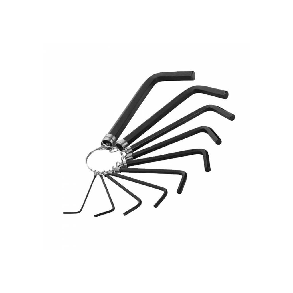 Набір інструментів Tolsen Г-образних шестигранних ключів 10 шт на кільці (20051) Набір інструментів Tolsen Г-образних шестигранних ключів 10 шт на кільці (20051)