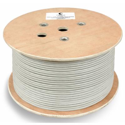 Кабель мережевий ЗЗЦМ FTP 500м 4*2*24AWG[0,51] мідь[СU] cat.5e, внутрішній [PVC] (70330)