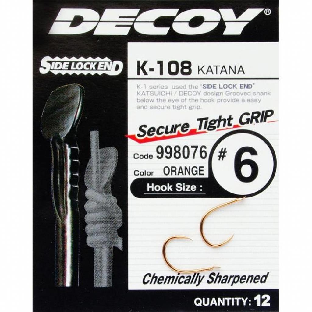 Гачок Decoy K-108 Katana 07 (12 шт/уп) (1562.03.49) Гачок Decoy K-108 Katana 07 (12 шт/уп) (1562.03.49)