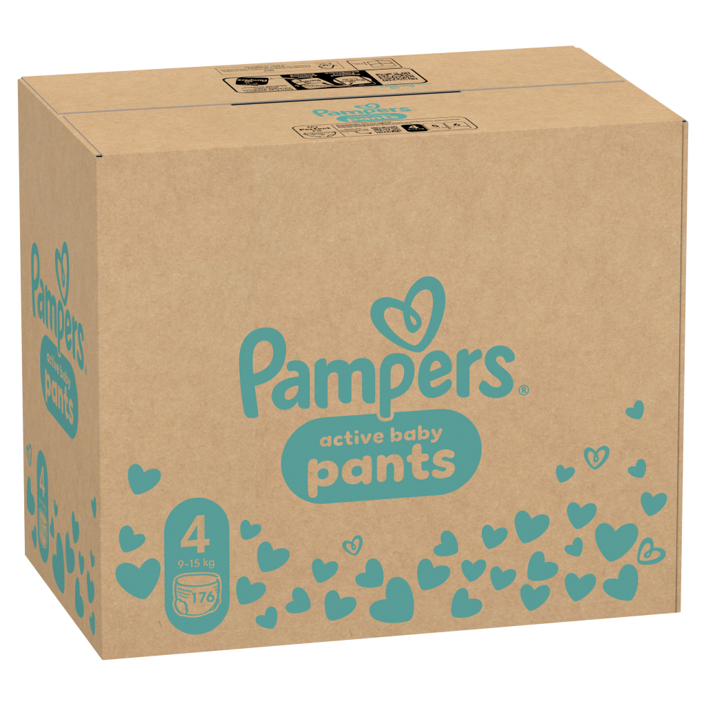 Підгузки Pampers трусики Pants Maxi Розмір 4 (9-15 кг) 176 шт (8006540068557)