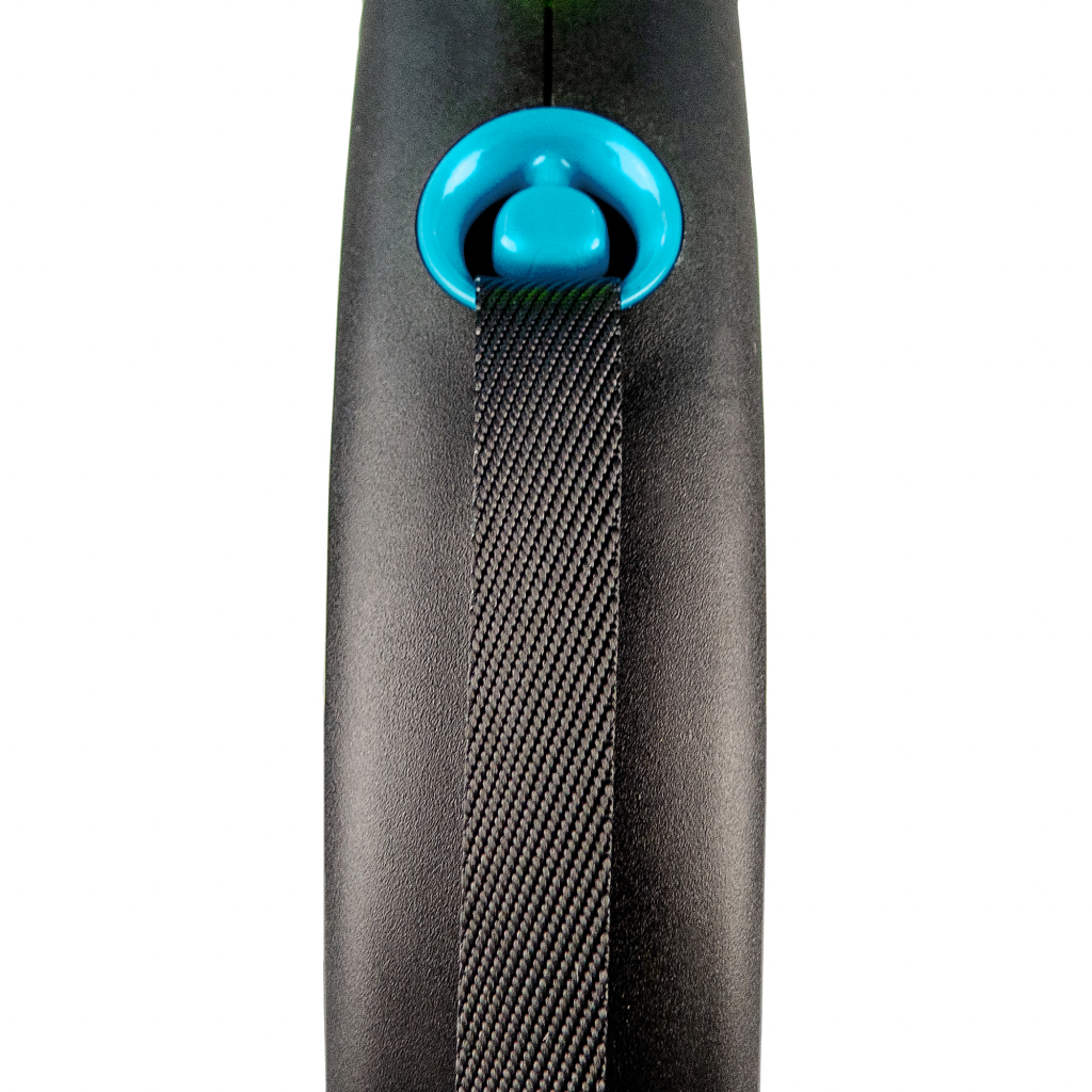 Повідець для собак Flexi Black Design L стрічка 5 м (синій) (4000498034132)
