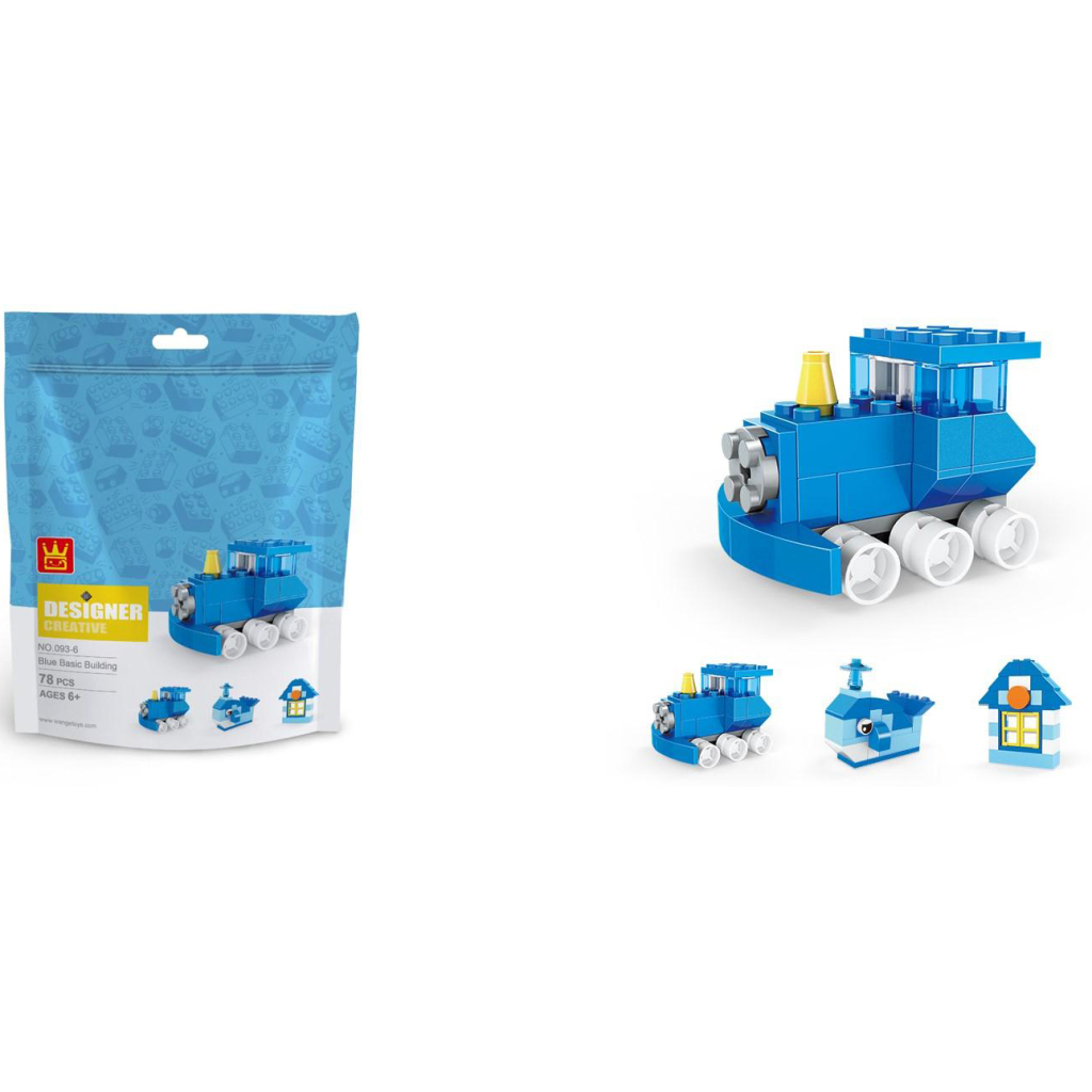 Конструктор Wange Дитячий поїзд 3 в 1 (WNG-093-6) Конструктор Wange Дитячий поїзд 3 в 1 (WNG-093-6)