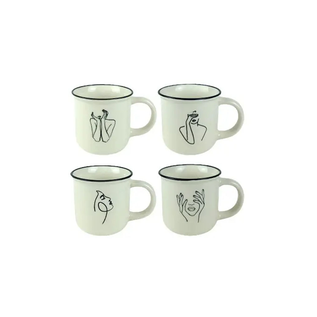 Чашка Vittora "Lady in white" 300 мл (VT-C-514300) Чашка Vittora "Lady in white" 300 мл (VT-C-514300)