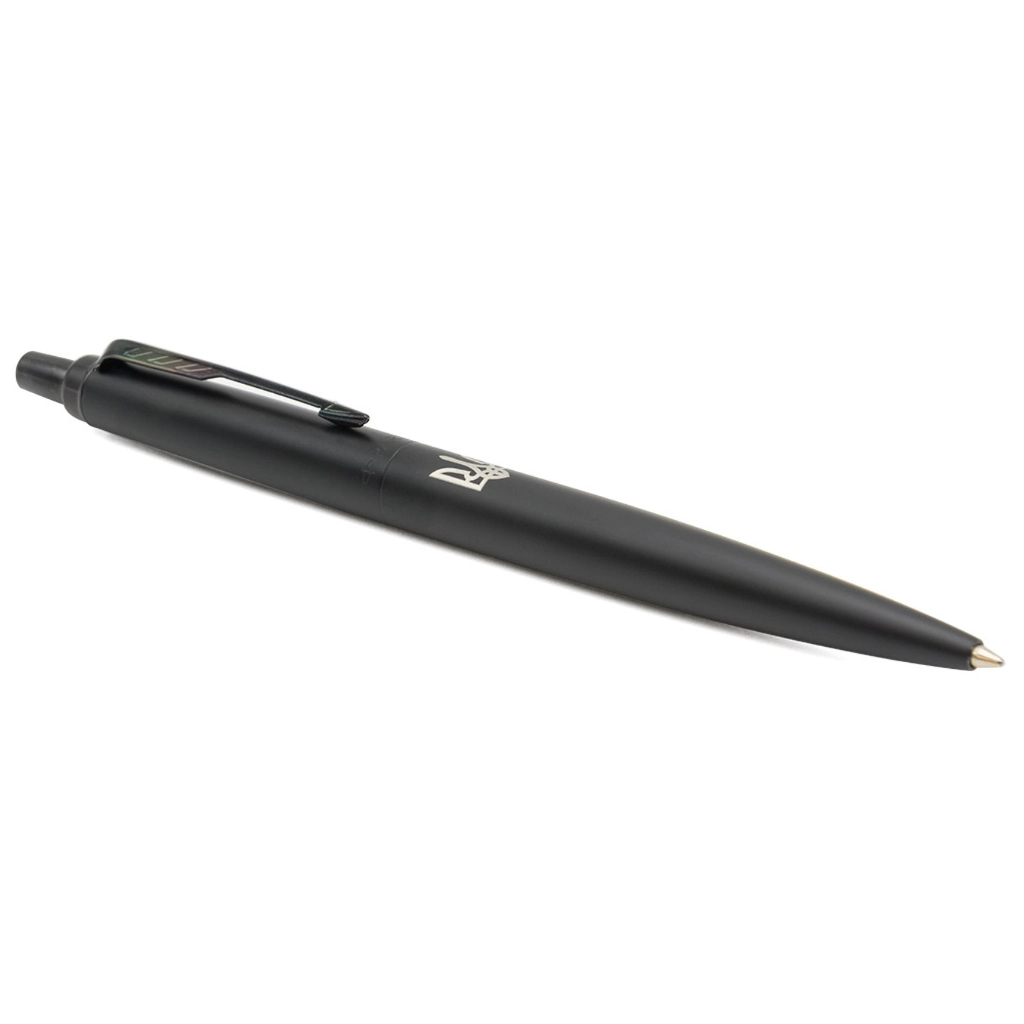 Ручка кулькова Parker JOTTER 17 XL UKRAINE Monochrome Black BT BP Тризуб (12432_TR)
